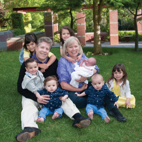 Steve and Sandy with their Grandkids