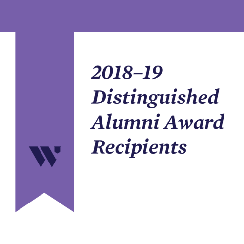 2018–19 Distinguished Alumni Awards Banner