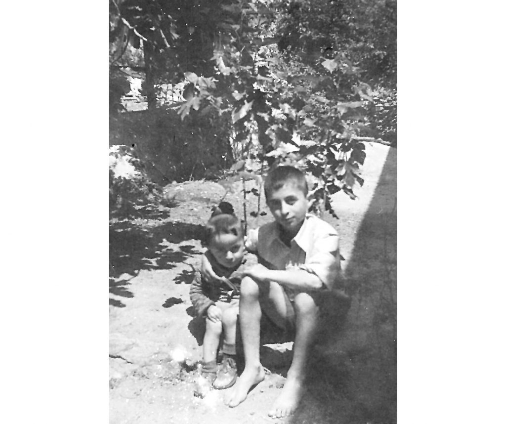 Gus (’70) and brother Nick Colessides pictured as children in Kavala, Greece.
